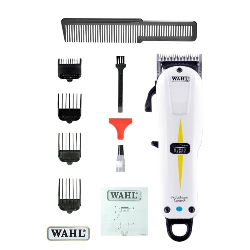 Wahl V5000 Electromagnetic Super Taper Hair Clippers 3 Attachment Combs  Included 