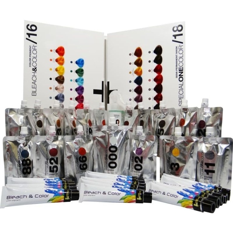 Bleach & Color (16) + Special One Color (18) Tuft Chart - Hair Health ...