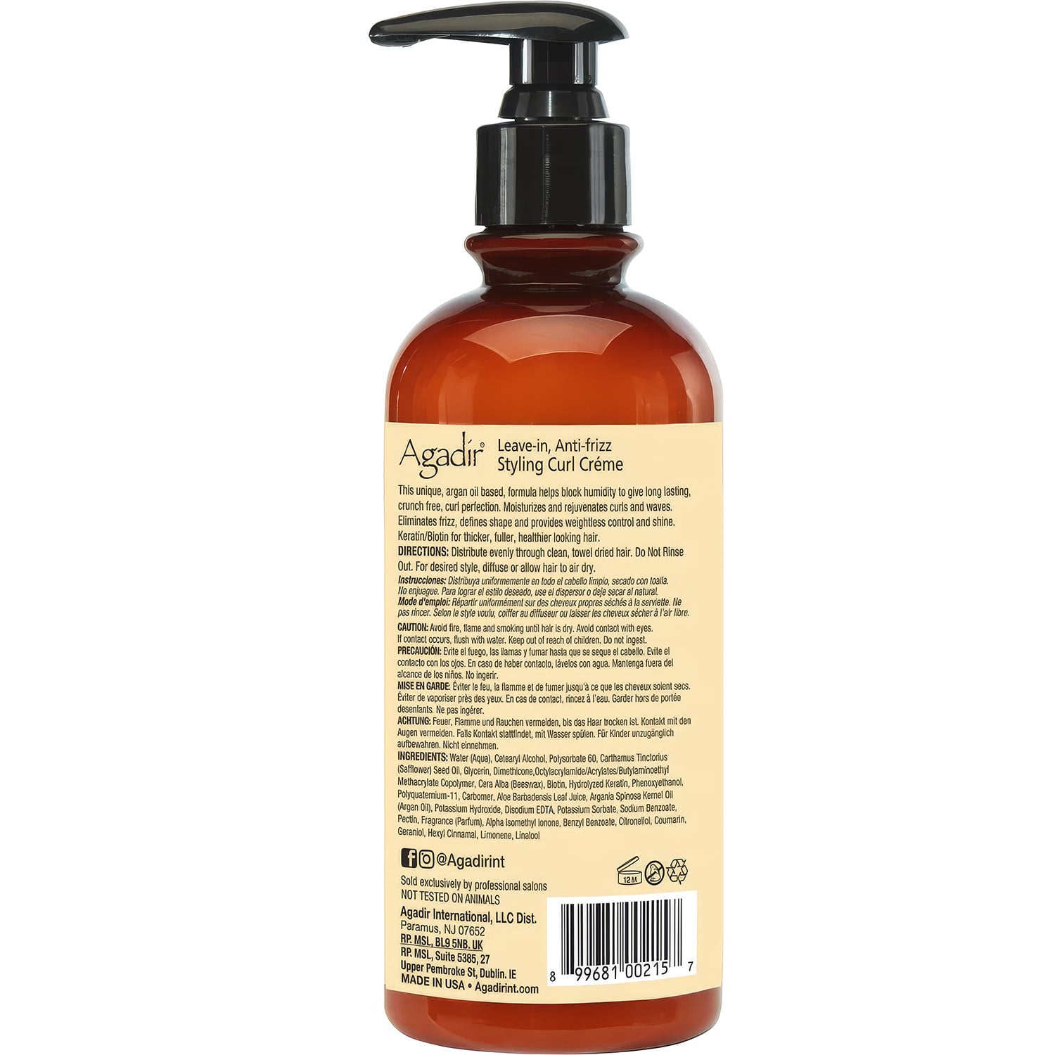 Agadir Argan Oil Curl Crème, 295.7ml - Image 2