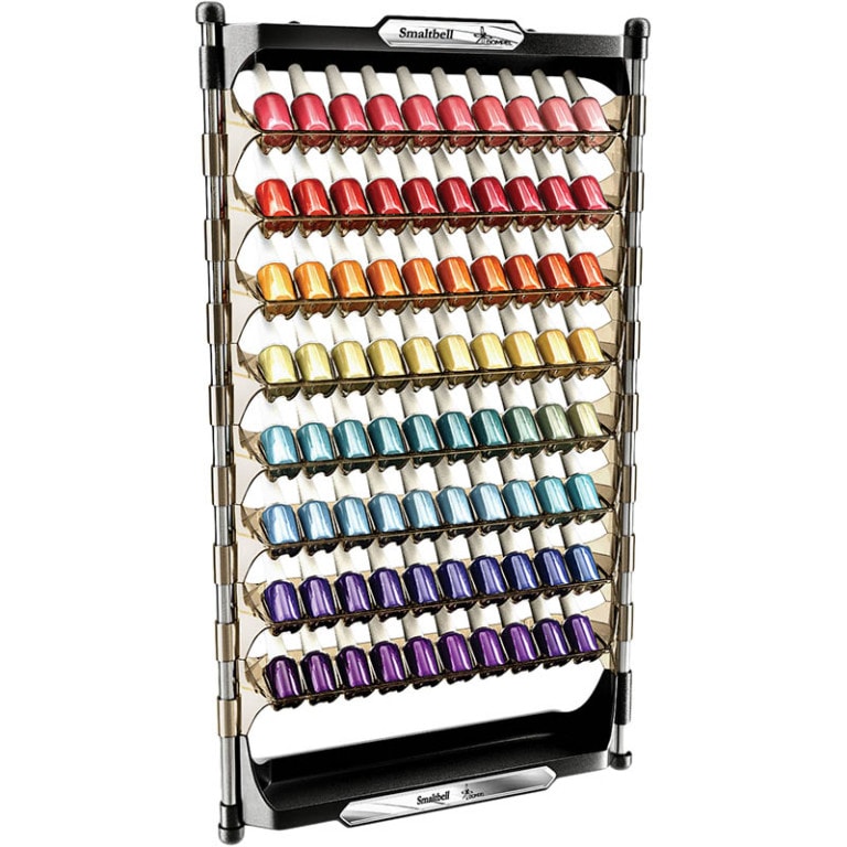 Nail Polish Wall Organiser, 8 Shelves for 80 Bottles, Empty Hair