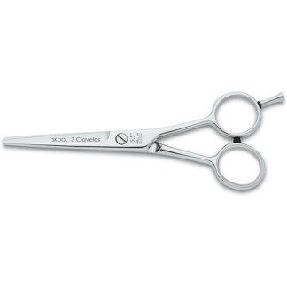 3Claveles Skool Student Non-Serrated Classic Scissor, 5.5 inch