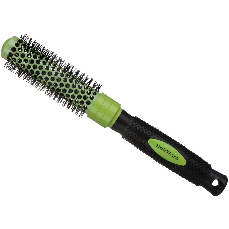 Hairware Ceramic & Ion Green Brush, 25mm