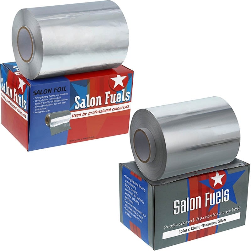 Salon Fuels Foil 12cmx300m, Silver - Hair Health & Beauty