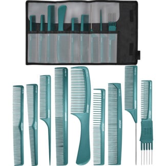 Jaguar A-Line Ionic Comb Set with Pouch, 9/Pack