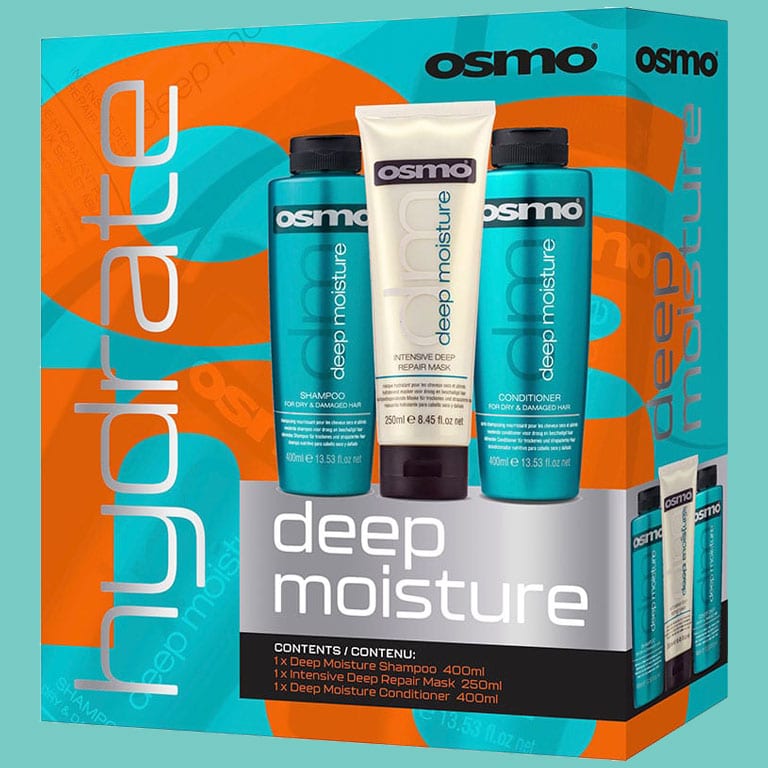 OSMO Deep Moisture Gift Pack, 3 Pieces