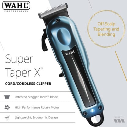 Wahl Super Taper X Hair Clipper Cordless - Hair, Health & Beauty