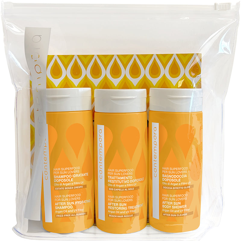 Contempora Hair Superfood for Sun Lovers Travel Kit, 3 Pieces