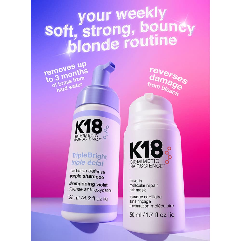 K18 TripleBright Oxidation Defense Purple Shampoo - Image 10
