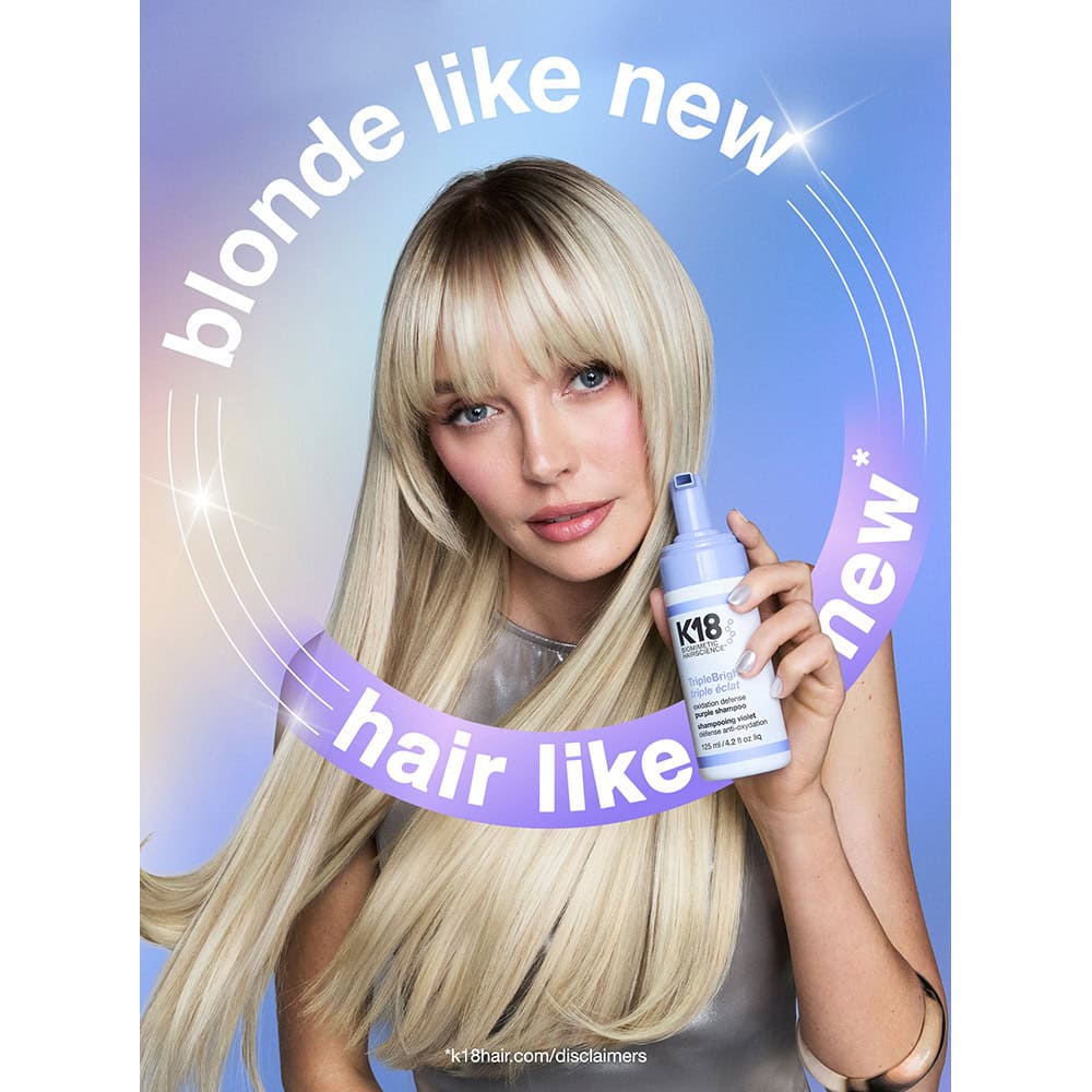 K18 TripleBright Oxidation Defense Purple Shampoo - Image 5