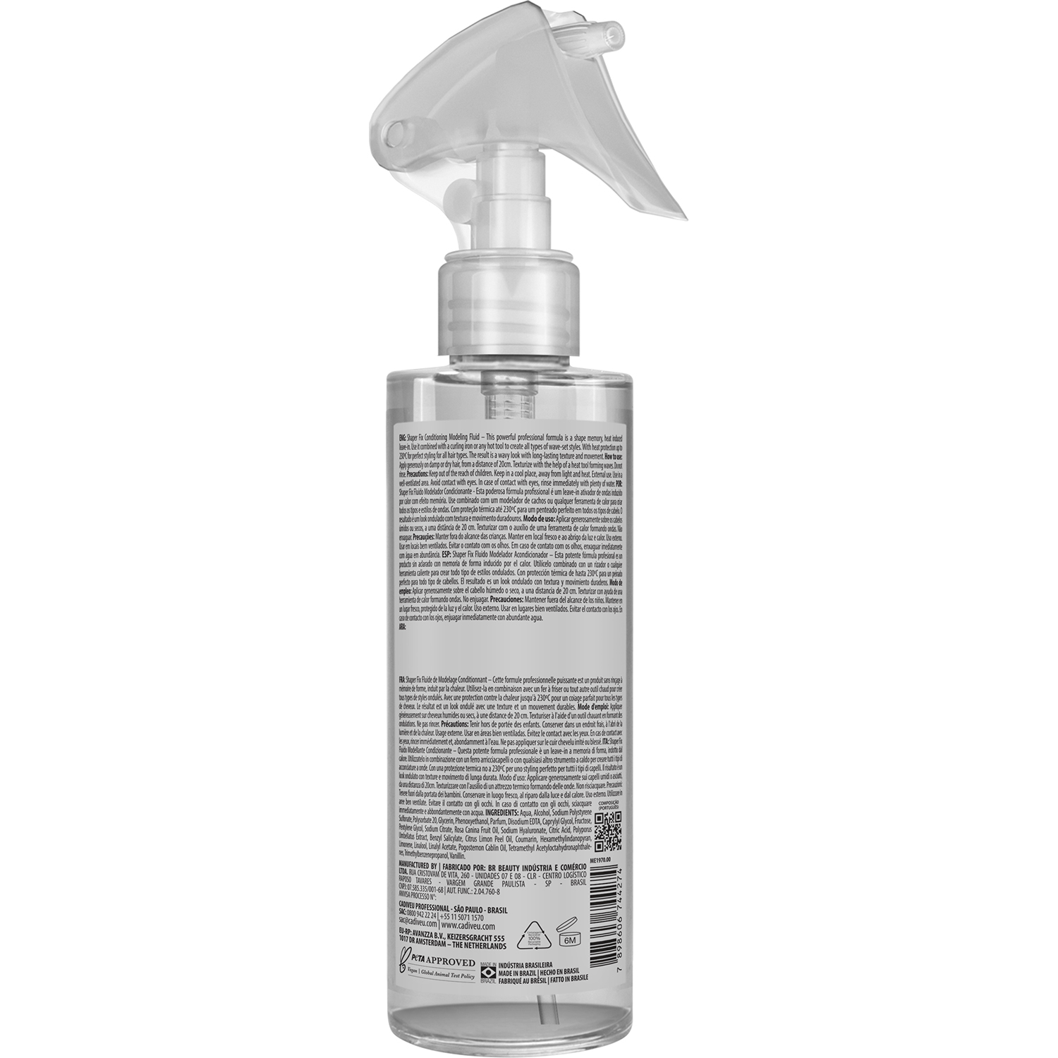Cadiveu Final Style Shaper Fix Modeling Fluid, 200ml - Image 2