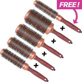 Olivia Garden HeatPro Ceramic + Ion Copper Speed XL Long Barrel Brush Special