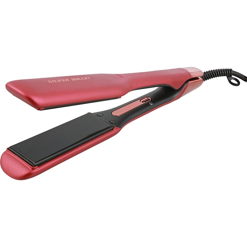 Silver Bullet Blossom Cherry Red & Black Ceramic Iron, 230ºC, 38mm - Image 2
