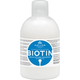 Kallos Biotin Beautifying Shampoo with Biotin, 1 Litre